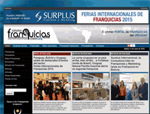 Tablet Screenshot of franquicias.com.uy